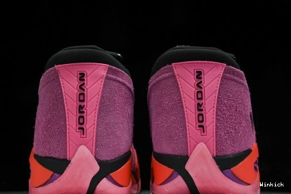 DH4121-600 JORDAN RETRO (W) PINK SHOCKING LOW 14 0919